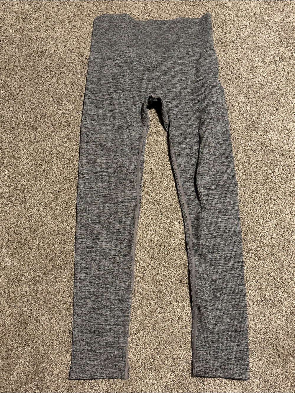 Colsie Gray Ribbed Leggings